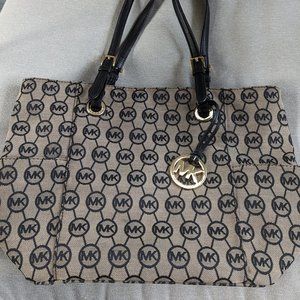 Michael Michael Kors Medium Canvas Monogram Tote Bag